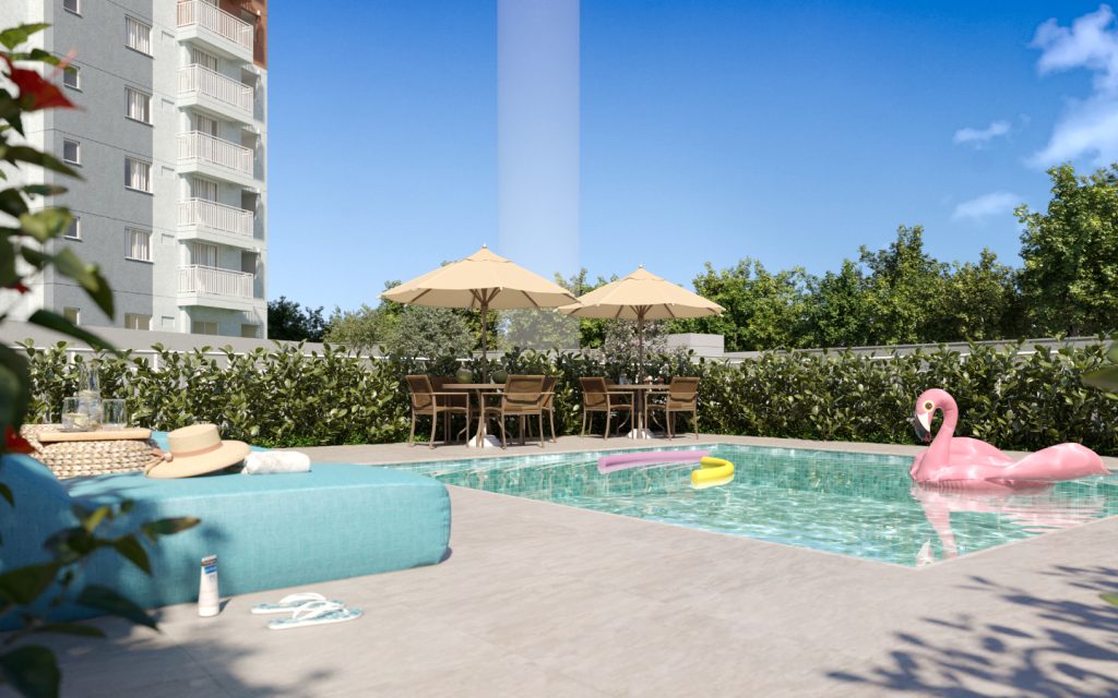 37 Nova Norte Samba Piscina com fachada